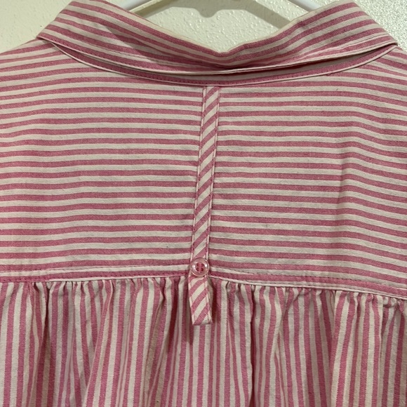 Chez California by Tandy vintage pink and white striped maxi dress. Size 26 W. - Picture 9 of 11